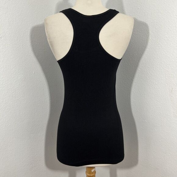 F and G Tank Top Womens OS Black Baby Cat Rhineston Grunge Festival Y2K - Picture 3 of 8